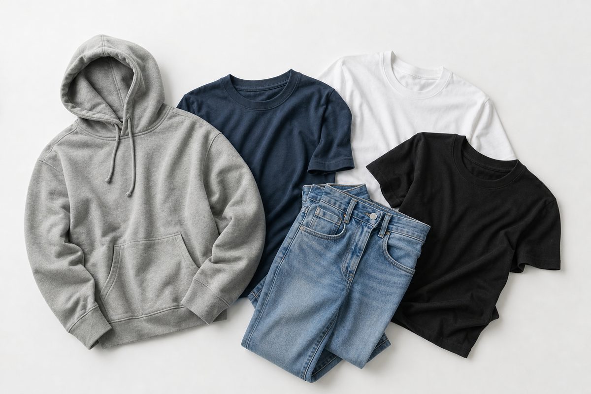 休闲服饰展示